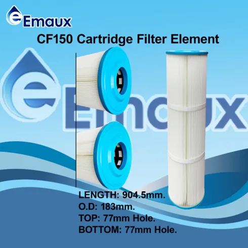 Lõi lọc cột lọc giấy dòng CF Emaux, Lõi lọc giấy Emaux, Lọc lọc bình lọc hồ bơi - CF150